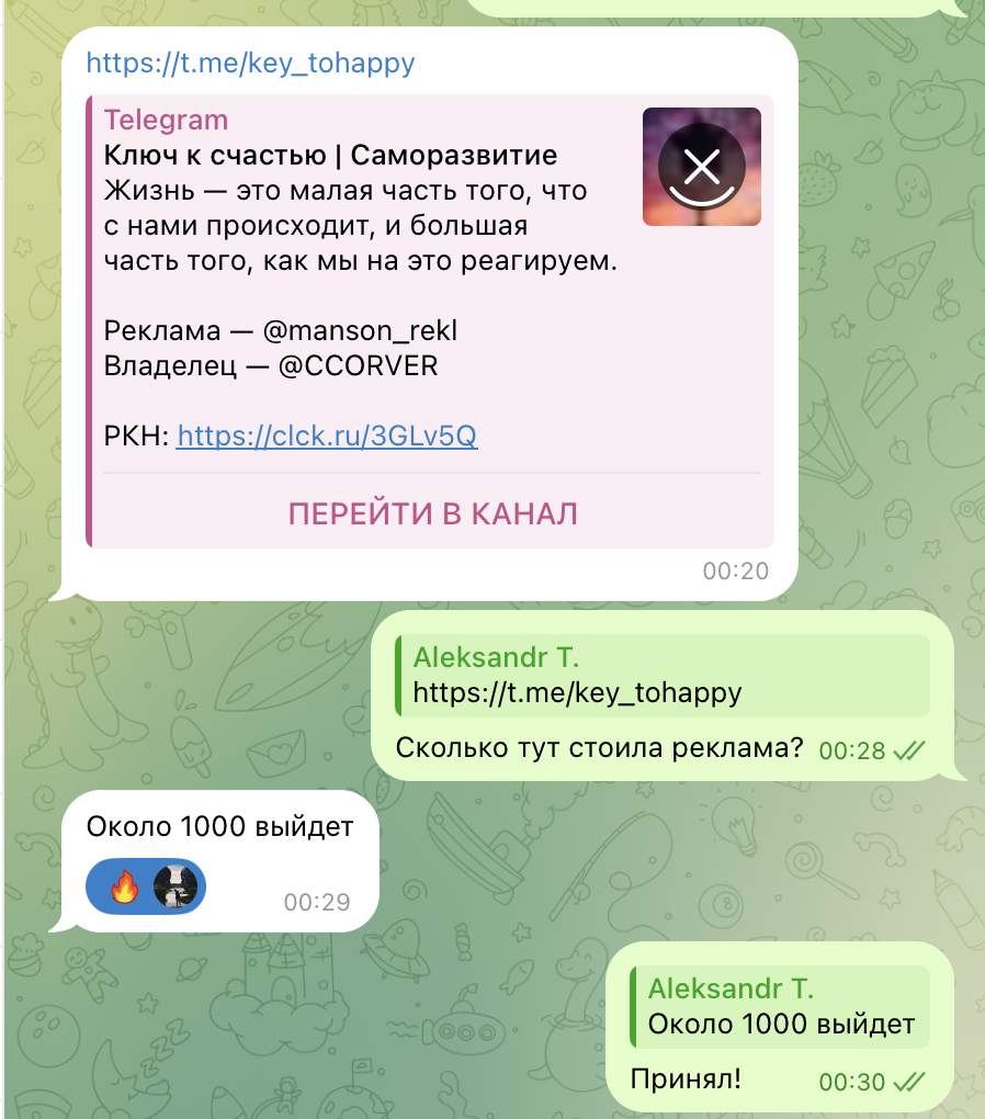 Низкий порог входа в рекламу Telegram