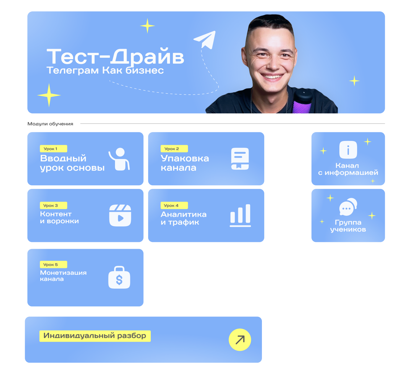 Обучение на платформе